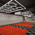 Led Ceiling Lights Garage Parking Garage Led Light Pendant Light Hexagon