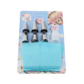 8 PCS/Set Icing Piping Cream Pastry Bag + 6 Stainless Steel Nozzle Cake Icing Tips Cake Decorating Tips Supplies Set