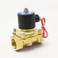Direct Acting 2/2 Way Normally Closed 2W250 25 1 Inch Brass Water Electric Solenoid Control Valve Air and Water