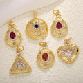 Fairy Charms Gold Graduation 2025 Turkey Copper Gold Plated ZIRCON Trendy Jewelry Bulk Items Wholesale Small Business Small