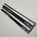 New Professional Jassinry Full Carbon fibre Pool Cues 58inch 12.5mm Radial Pin/Uni-lock Billiards Cue Sticks White/Black
