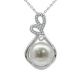 High Quality Freshwater Pearl Pendant 925 Sterling Silver Pendant Necklace for Women Prata 925