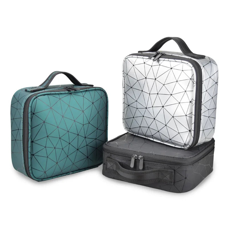 Hot Selling Makeup Travel Bag Organizer Bolso Mujer Cosmetic Fold Makeup Bag Large Capacity Storage Suitcase