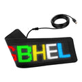 S1664RGB 390*107MM Mini Led Display Lightweight Pattern Animation Image Screen Led Flexible EL Display Screen