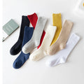 Baby Solid Color Long Tube Socks Autumn and Winter Baby Cotton Warm Knee High Socks Children Breathable Comfortable Stockings