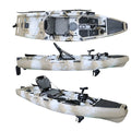 Wholesale 10.5ft Single Person Sit on Top Fishing Pedal Kayak with Belt Propeller Pedal Drive for Sale