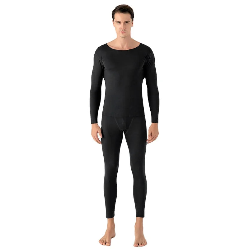 AI-MICH Wholesale Custom Long  Underwear Set Men Winter Seamless Comfortable Compression Function Thermal Underwear