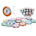 14 Gram Clay Composite High Quality Casino CeramicClay Poker Chips Brybelly King Casino Poker Chip Heavyweight