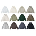 445 Gsm Heavyweight Custom Boxy Fit Hoodies for Men Cotton Polyester Solid Essentials Pocket Autumn Essential Men's Hoodie