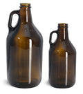 Manufacturer 32oz 64oz Amber Beer Growler Beer Bottle Amber Glass Growler Cheap Price 64 oz Glass Growler
