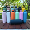 Custom 500ml Matte Color Stainless Steel Vacuum Insulated Sports Drinking Termos Hot Water Bottle Tumbler