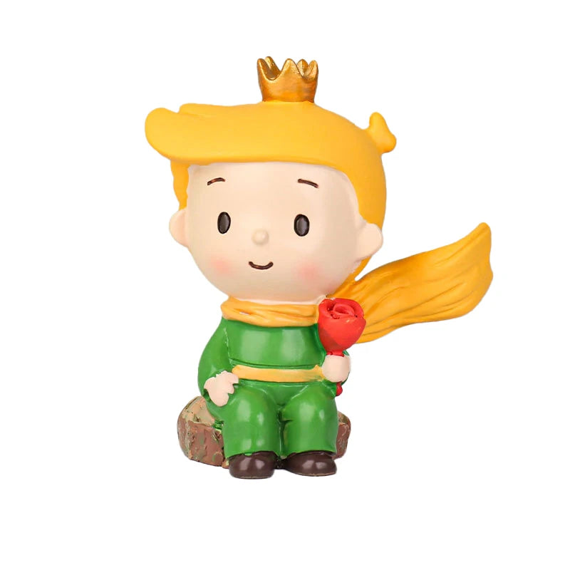 Hot Selling Home Decor Resin Prince Sculpture Figure Animal Miniature Resin Statue Decor Figurine Gift