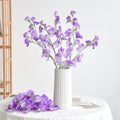 A-1747 Wholesale Home Living Room Single Stem Fake Artificial Silk Pea Blossom Flowers for Decoration