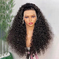 Raw Human Hair Perruques Kinky Curly Lace Front Wigs Glueless Human Hair Peruques Swiss HD Lace Frontal Curly Wigs for Women