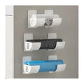 4 Pcs Trash Bag Dispenser Roll Holder Garbage Bag Holder for Cabinet Plastic Wall Mounted Kitchen Trash Can Liner Organizer