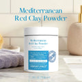 OEM ODM Natural Mediterranean Red Clay Powder Deep Cleansing Detox Exfoliating Oil Control Facial Mask Powder