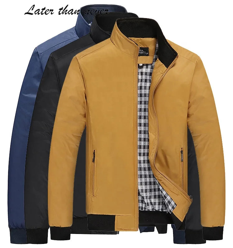 Custom Clothing Mens Polyester Jackets Autumn Windbreaker Jacket for Men Stylish Coach Jacket Working Clothes Chaquetas Para Hom