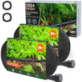 Soaker Hose Garden Beds Flat Soaker Hose Save 80% Water Lightweight Tough Drip Hose for Lawn Plants