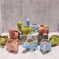 MSH Hot Selling Ceramic Dinosaur Succulent Plant Pot Kindergarten Decoration