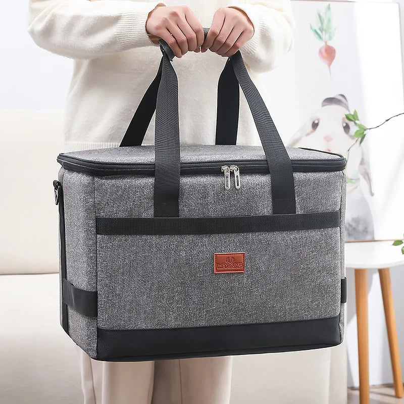 New 68L Collapsible Large Capacity Beach Camping Cooler Bag Box Portable Travel Picnic Lunch Insulated Bags