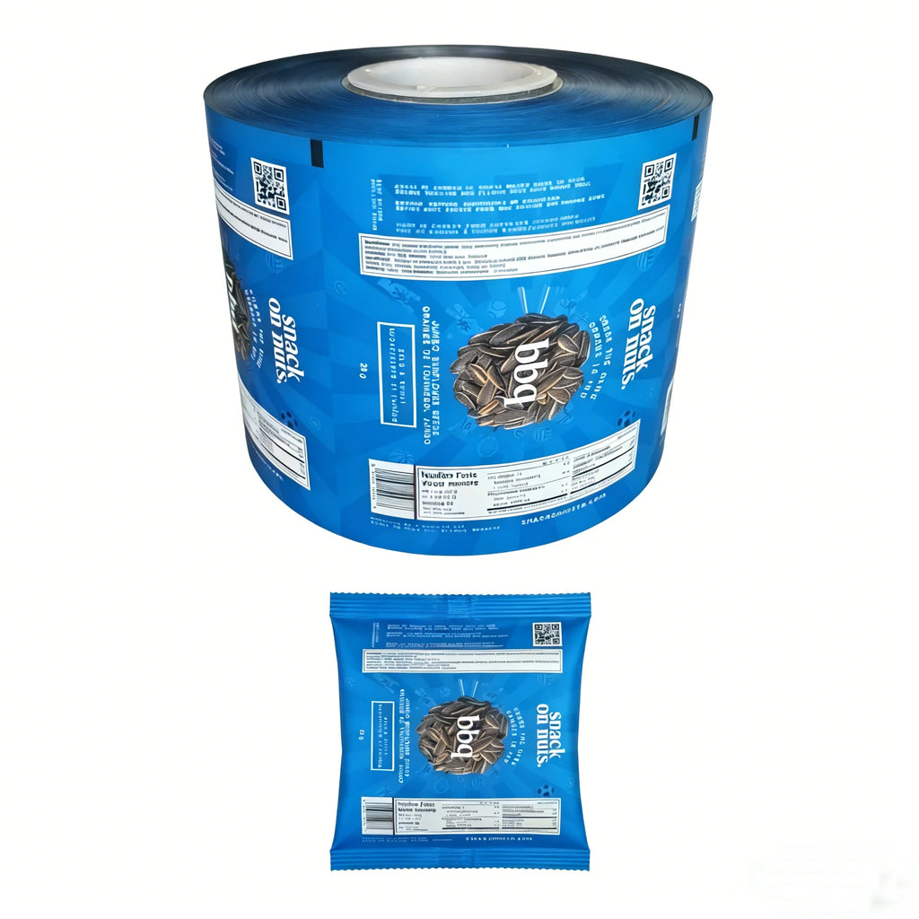 Custom Printed BOPP Flexible Food Packaging Roll Stock Laminated Plastic Snack Packaging Film for Potato Chips Stickpack Design