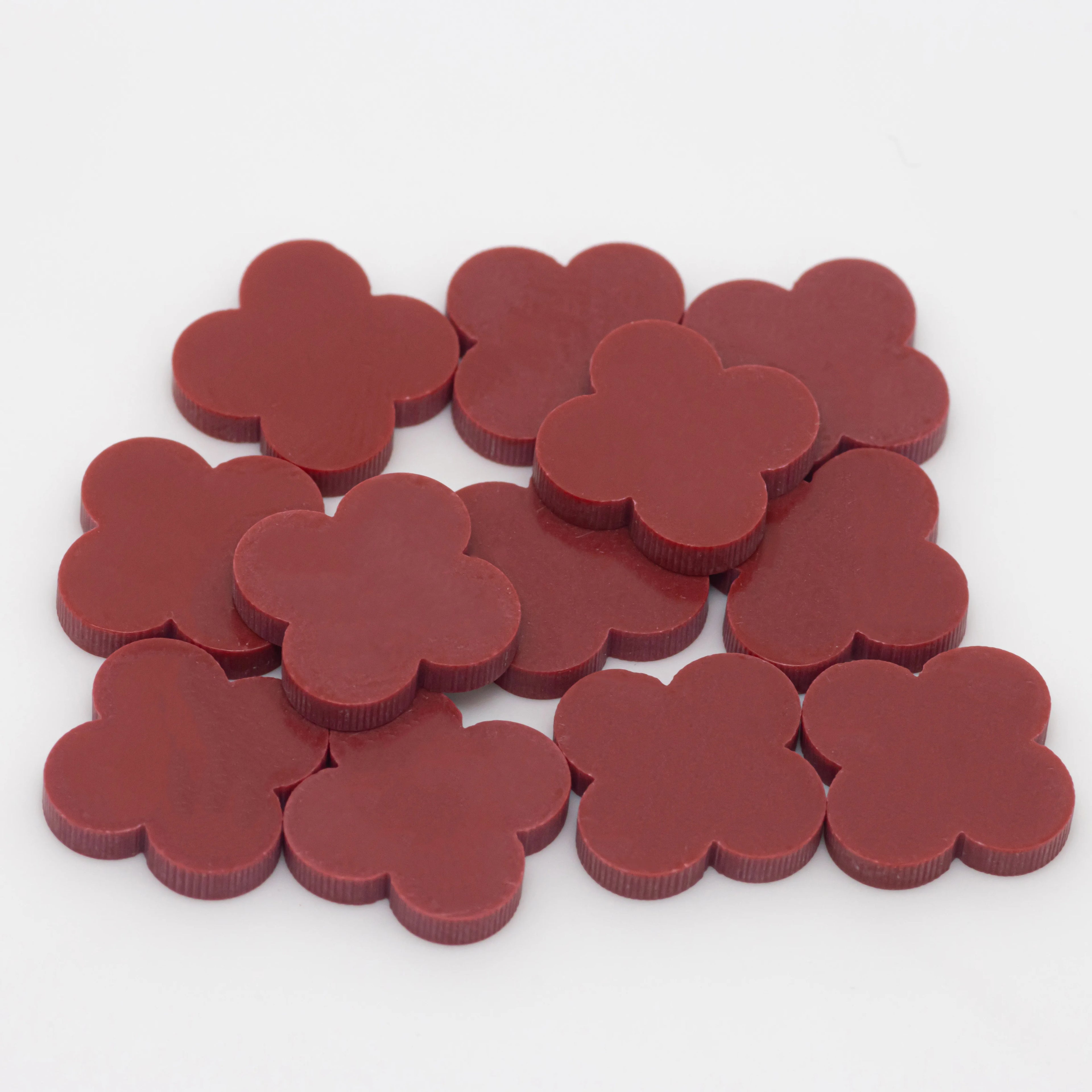 HanYu Wholesale High-Quality Synthetic Four-Leaf Clover Red Turquoise DIY Necklace and Bracelet