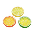 100PCS Mini Artificial Simulation Lemon Slices 5cm Resin Artificial Fruit Model Party Kitchen Wedding Decoration