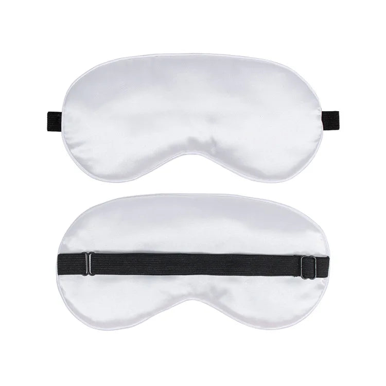 Sublimation Blank Eye Mask Eye Sleep Coverings Silk Eye Mask Soft Sleep Shade Blindfold for Sleeping Heat Transfer Printing