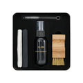 80ml Natural Eco-friendly Jewelry Cleaner Kit White Black Microfiber Cloths Liquid Spray Bottle Hardcover Iron Box Packaging