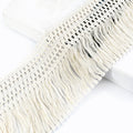 Meetee TF217 12cm Beige Curtain Knot Decorative DIY Sewing Crafts Material Cotton Fringe Tassels Lace Fabric