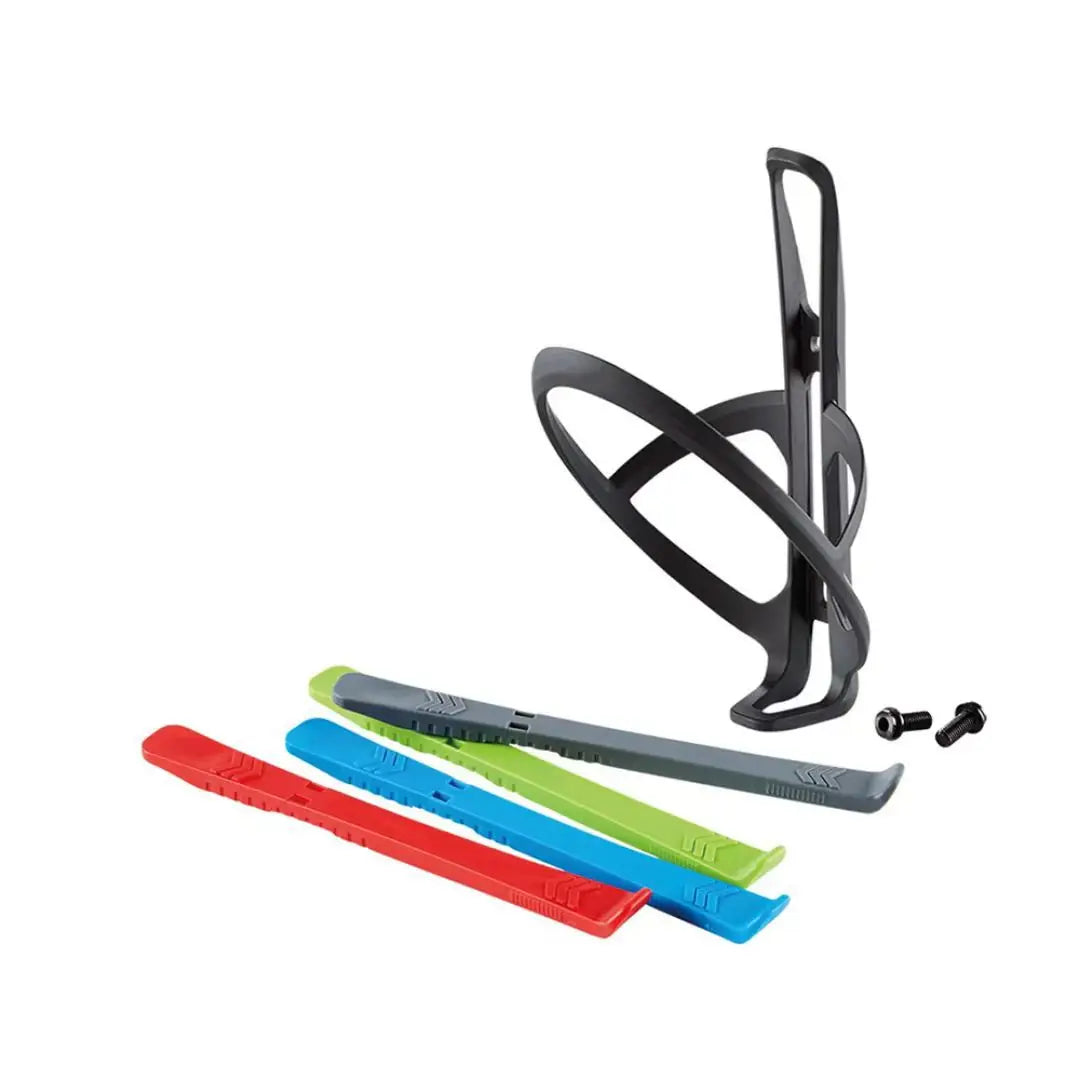 2-in-1 Bike Water Bottle Holder & Tire Lever Ultra-light Waterproof Nylon Carbon Fiber Bicycle Bottle Cage for MTB Road Bikes