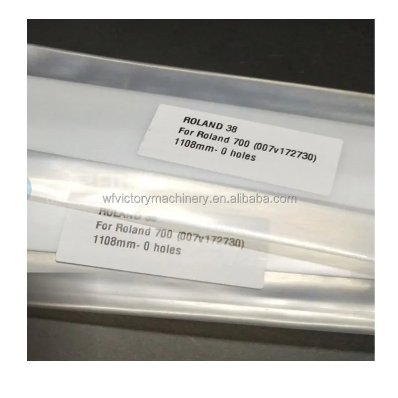 Roland 700 Offset Printing Wash up Blade 1108mm Without Hole UV Wash up Blade