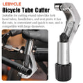 LEBYCLE Bike Tube Cutter Bicycle Pipe Cutter Bicycle Fork Seatpost Handlebar Frame Tube Cutter Shop Cutting Tools