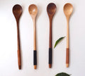 Luxury Bamboo Wooden Spoon with Long Handle Eco-Friendly Custom Tea Coffee Honey Spoon Outdoor Kitchen Food Travel Natural Wood