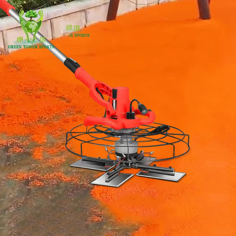Handed Heating Trowel Tool Rubber Paving Machine for Paving Epdm Playground 5800W Heating and Smoothing Machine