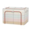 24/66/110L Large Capacity Foldable Fully Transparent Waterproof Material Bedroom Clothing Quilt Storage Box