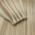 Ouxun Hairs Chinese Hair Russian Tape Extensions Double Drawn Invisible Injected Long Strip Skin Dyed No Chemical Processing