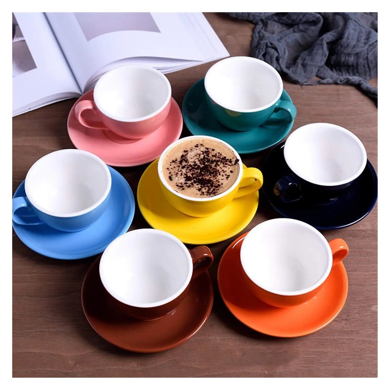 Hot Selling Custom Logo 90/150/220/300ml Cartoon Beauty and Beast Mrs Potts Chip Sugar Bowl Teapot Set Cup Set Coffee Cup Set