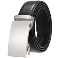 LY25-0711-1 Factory Direct Sales Wholesale Price Automatic Buckle Ratchet Custom Cowhide Genuine Leather Belt Men's Belt