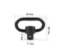 Tactical QD Sling Mount Sling Swivel Push Button Quick Release Swivel Attachment
