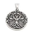 Moissanite Pendant Stainless Good Luck Amulet Tree of Life Pendant Punk Charms Men Product
