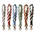 Wrist Key Chains Woven Thread Lanyard Weave Exquisite Key Holder Macrame Keychain Boho Handmade Wristlet Bracelet Rope Keychain