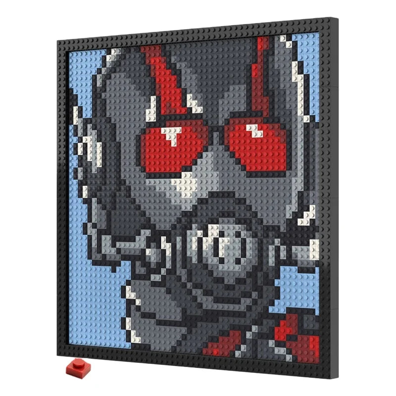 Pixel Art Building Block Sets 48X48 Dots Bricks 1x1 Wall Portraits DIY Home Decor Compatible with LOGO Toys and Gifts