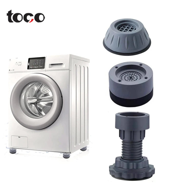 Toco Custom Rubber Anti Vibration Pads for Washing Machine Rubber Foot Pads Washing Machine Heighten Foot