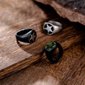 Factory Wholesale Custom Trendy Fashion  Men's Ring Stainless Steel Rings Jewelry