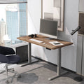 High Quality Dual Motor Adjustable Height Electric Standing Desk Stainless Steel Frame Modern Convertible Office Desk 5-Year