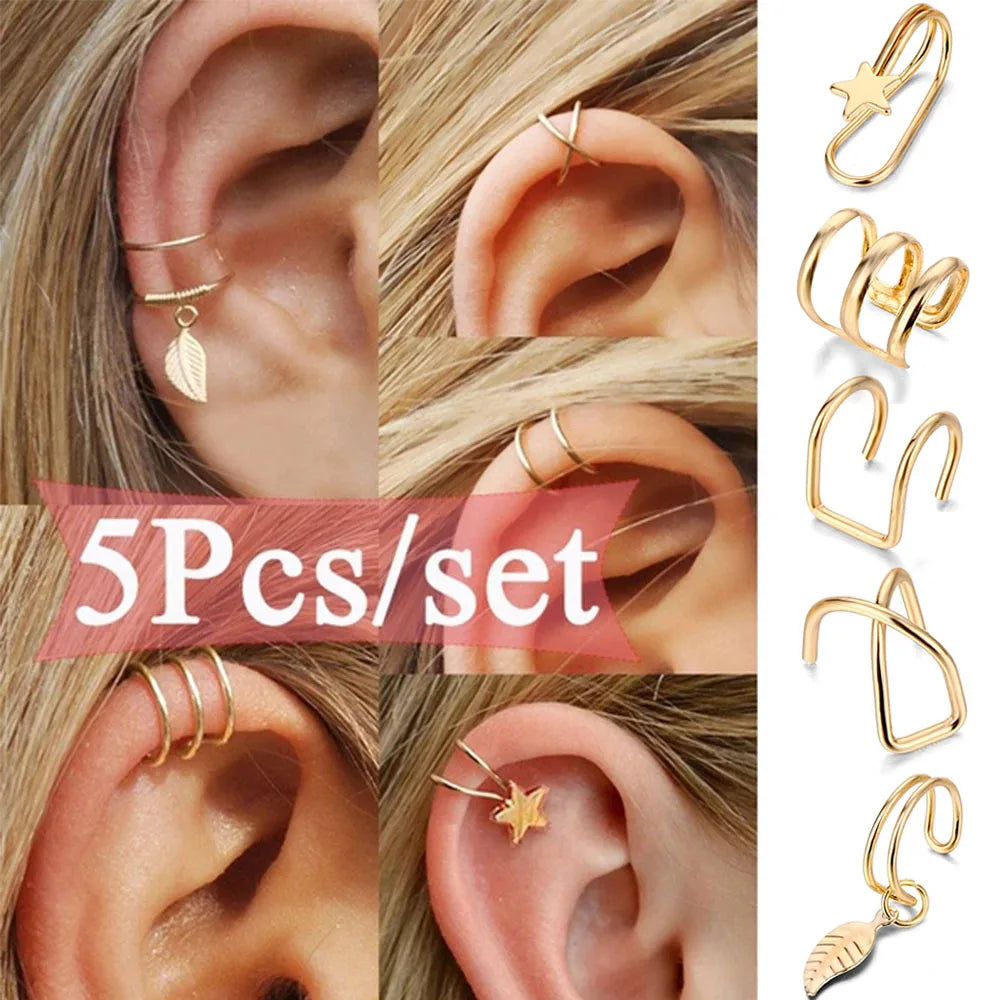 VKME Wholesale Minimalist Gold Plated Aretes De Plata Piercing Cubic  Huggie Hoop Earrings Set for Women Jewelry