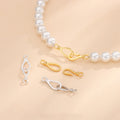 Wholesale Question Mark Clasp Geometry Clasp 925 Sterling Silver Accessory Clasp in Hook Shape for Bracelet and Necklace Making