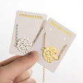 Fashion Tarnish Free Silver 18K Gold Plated Stainless Steel Women Charm Tree of Life Bracelet Jewelry