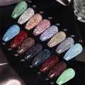 CHARM for YOU 16 Color Reflective UV Gel Nail Polish 10ml Waterproof Long Lasting CE Certified Natural Auroras Laser Disco